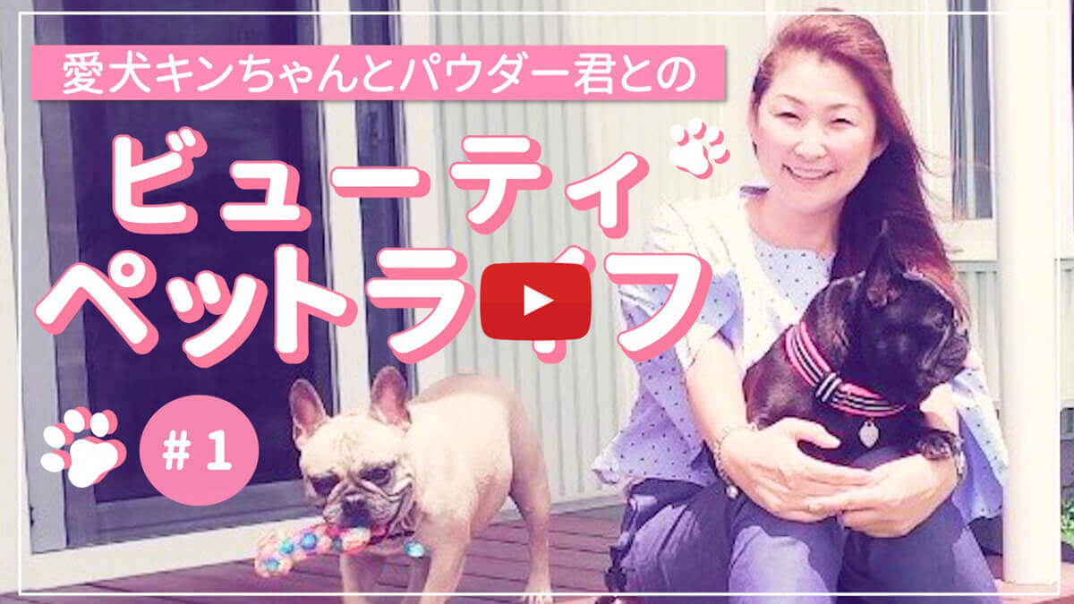 SAKURA Youtubeチャンネル #15 愛犬キンちゃんとパウダー君とのビューティペットライフ